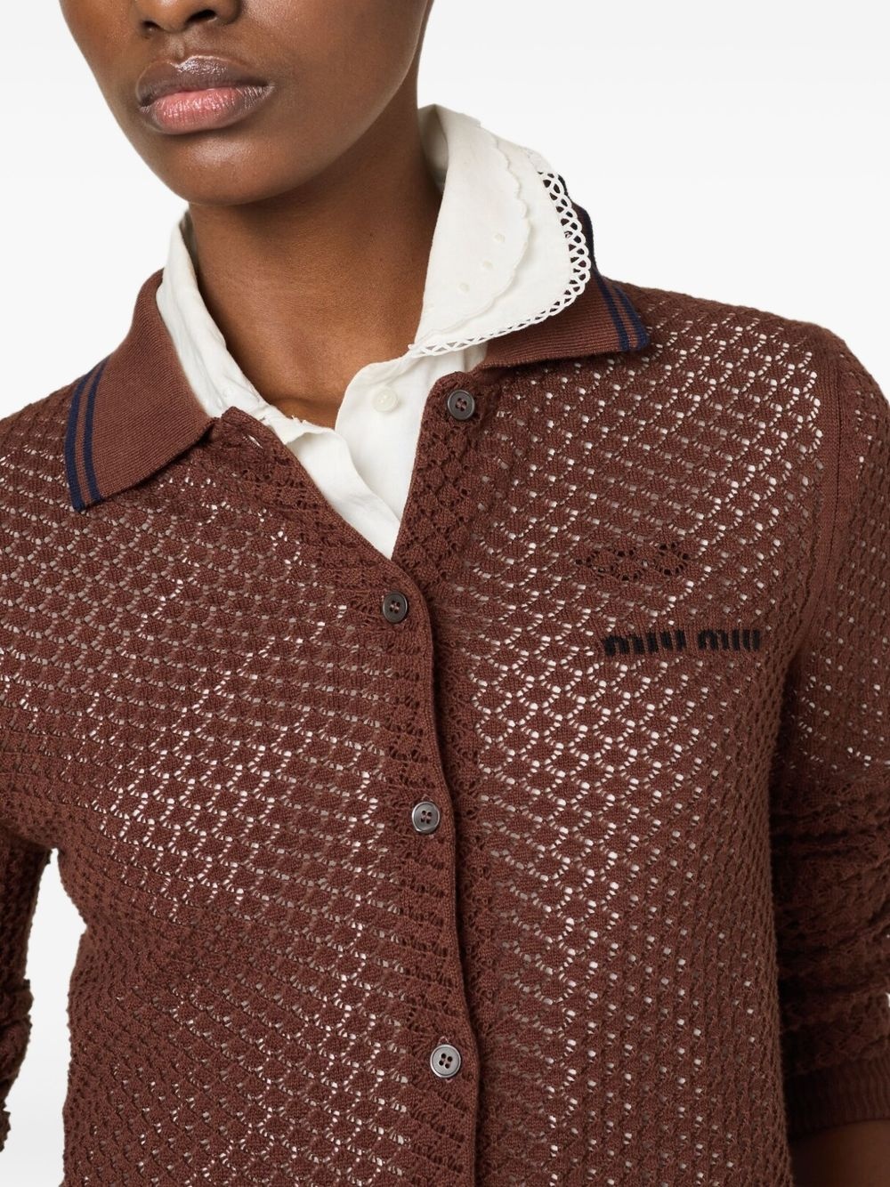 cotton cardigan - 4
