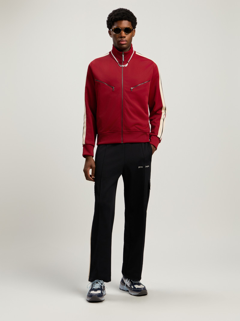 Palm Angels Curved Logo Zip-Up Track Jacket outlook
