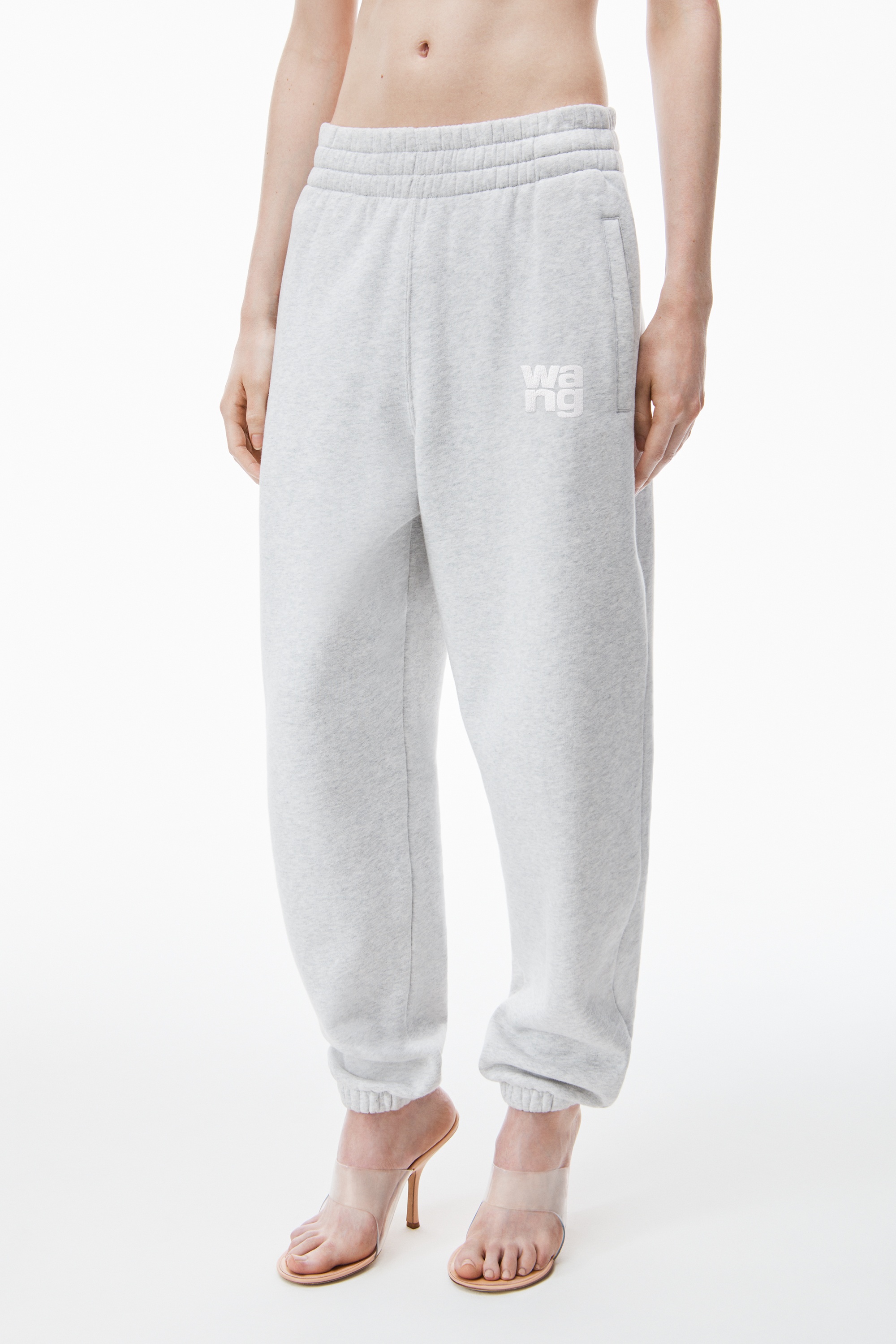 PUFF LOGO SWEATPANT IN STRUCTURED TERRY - 3