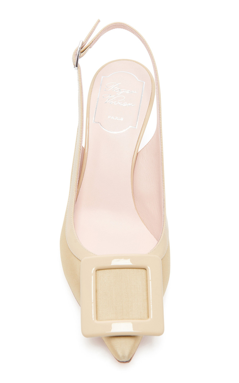 Roger Vivier Viv In The City Slingback Pumps neutral outlook