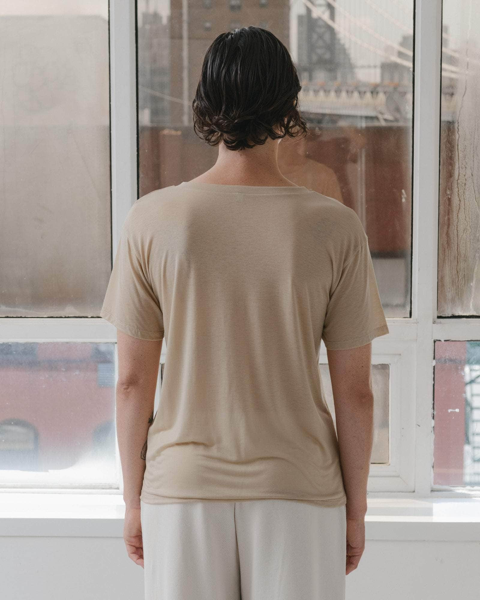 Loose Tee Shirt - Bamboo Lyocell - 3