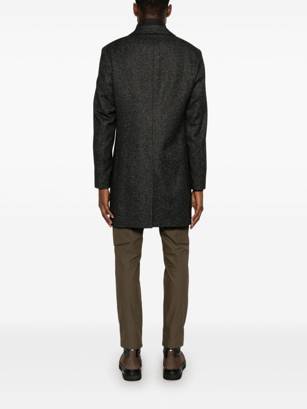 panelled coat - 4