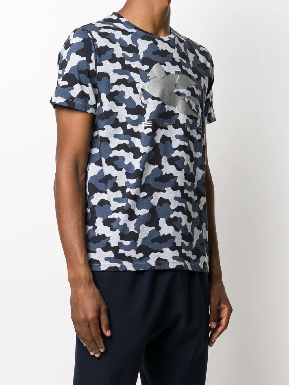 Pegaso camouflage print T-shirt - 3