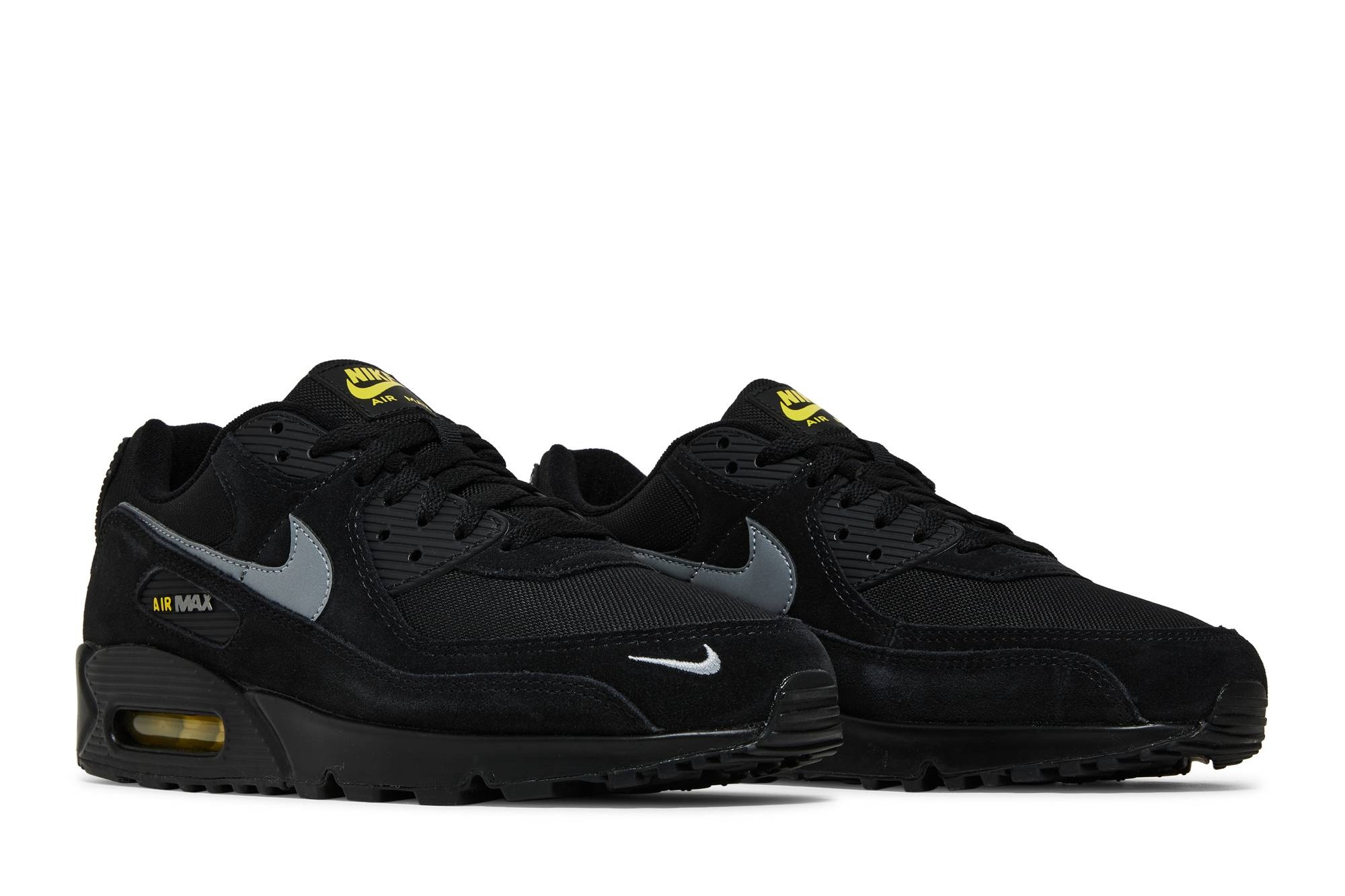 Air Max 90 'Reflective Swoosh - Black Yellow Strike' - 8