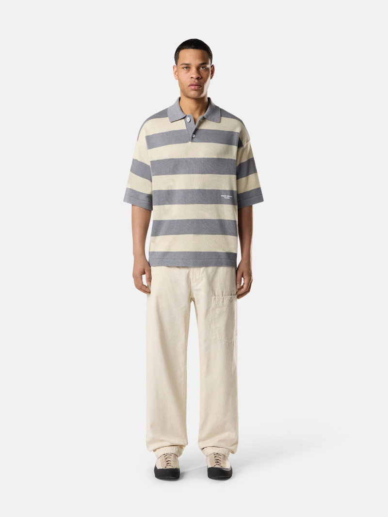 Stone Island 5100042 STRIPED RAW HAND ORGANIC COTTON + LINEN_S.I. MARINA outlook