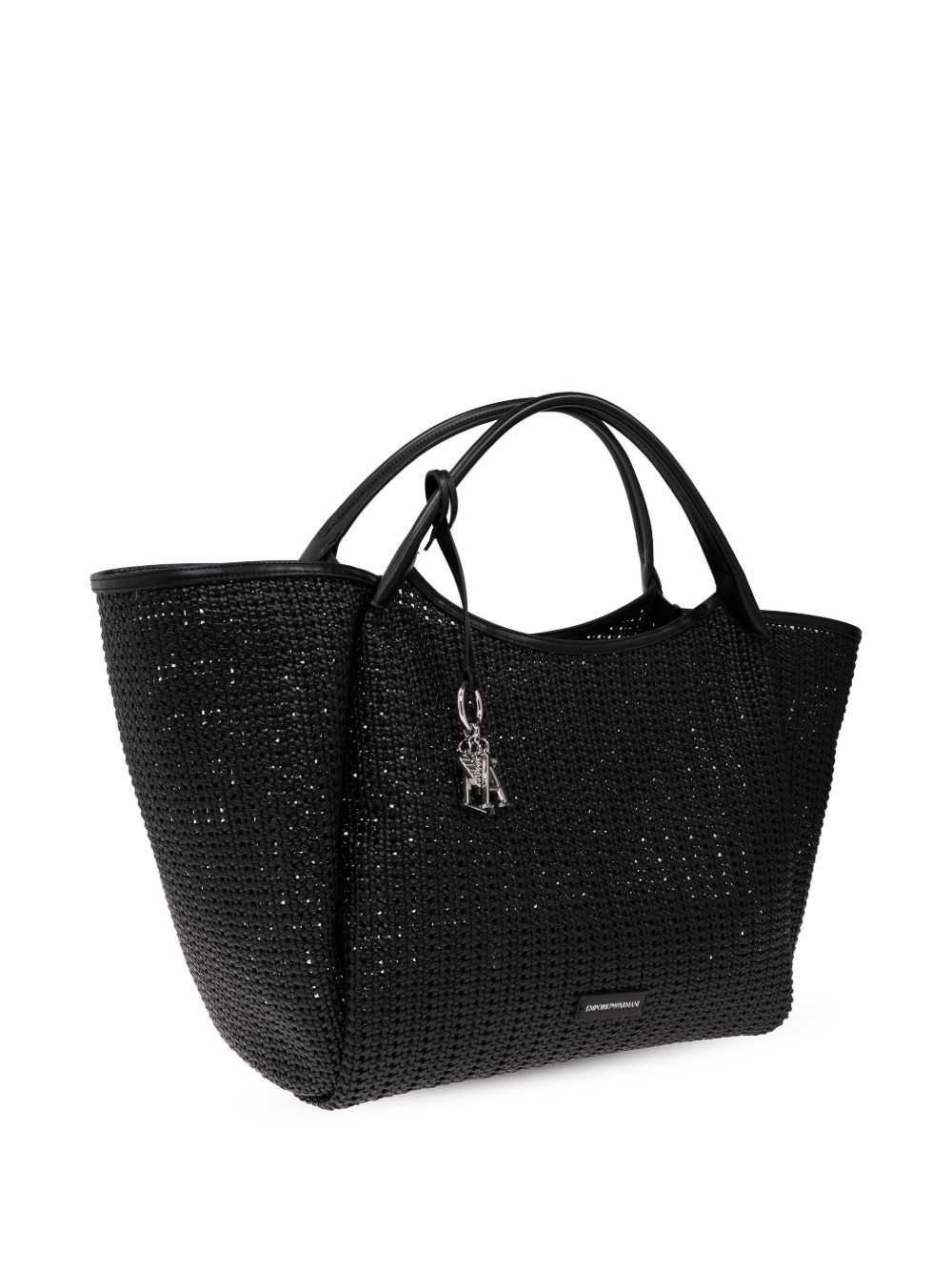 logo charm-detailing tote bag - 4