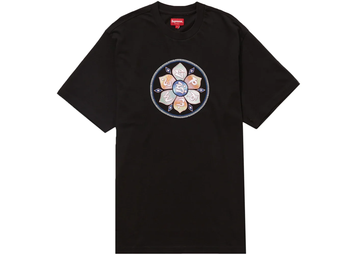 Supreme Lotus S/S Top Black - 1