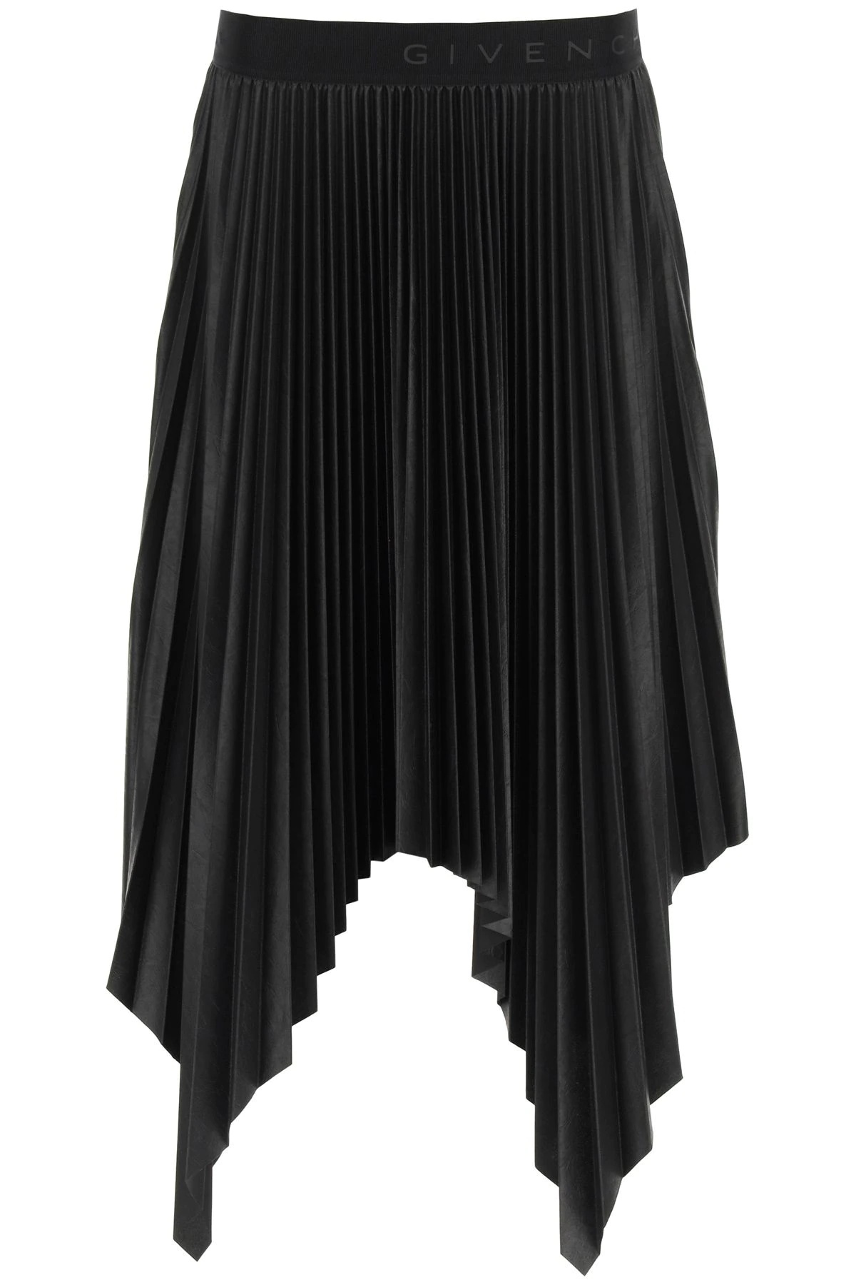 ASYMMETRIC PLEATED SKIRT - 1