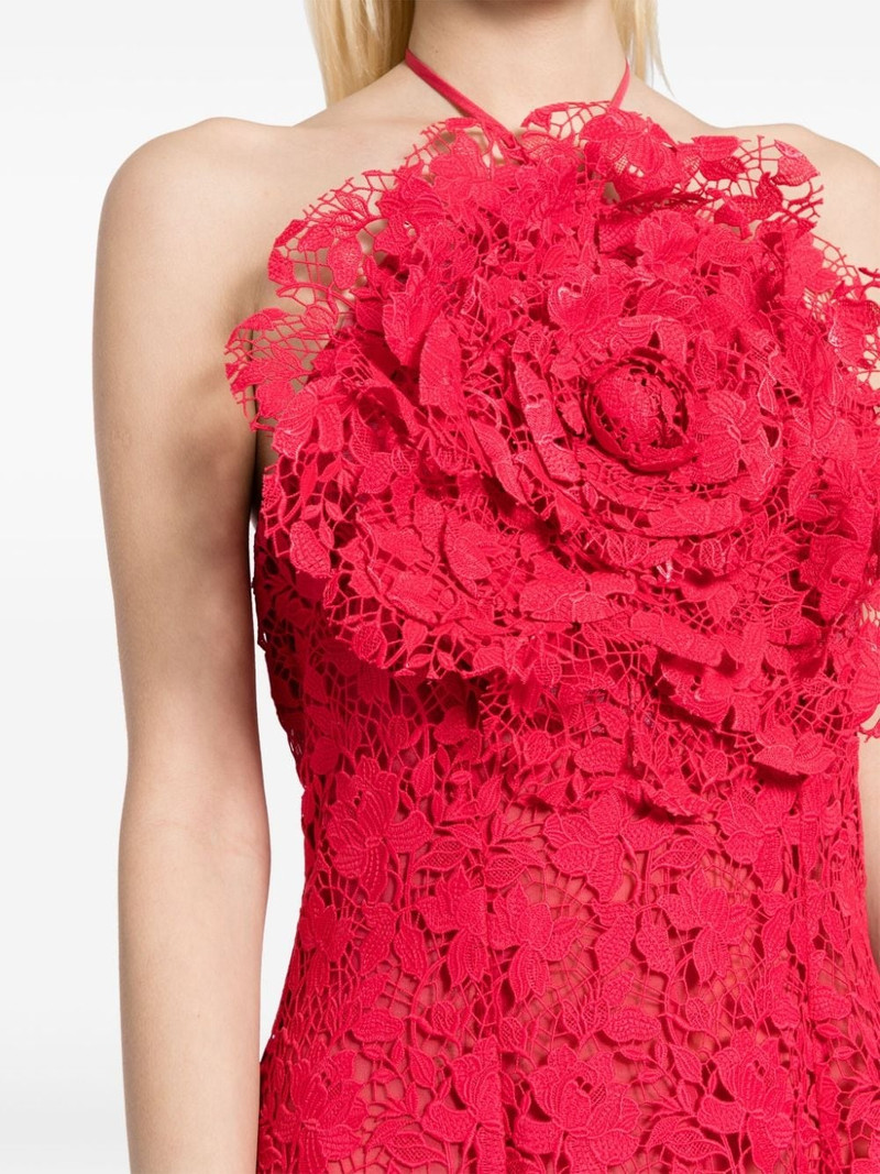 floral-appliquÃ© lace minidress 5