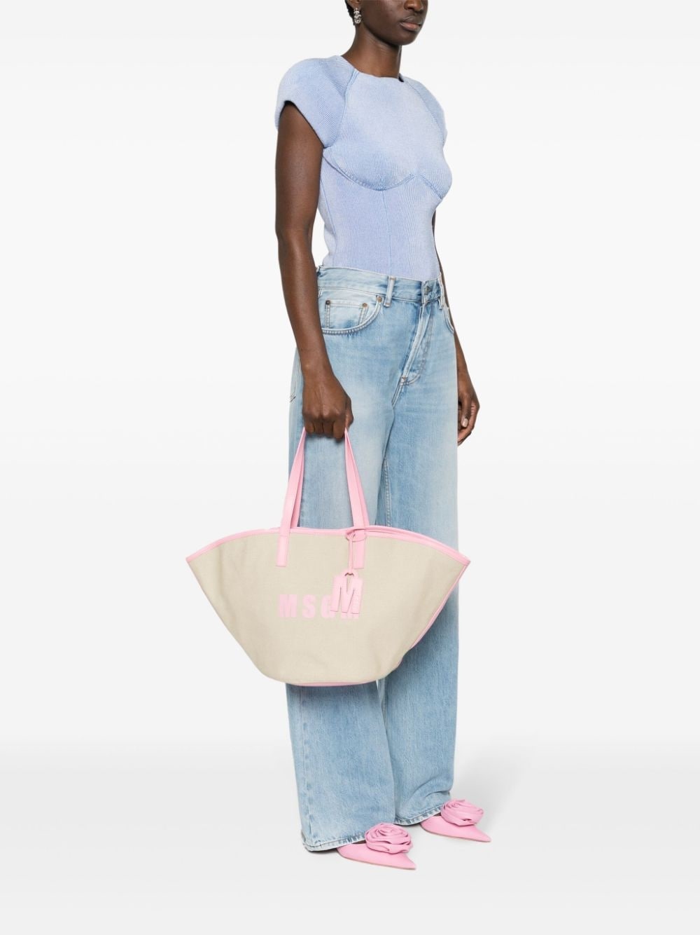 New logo-print tote bag - 2
