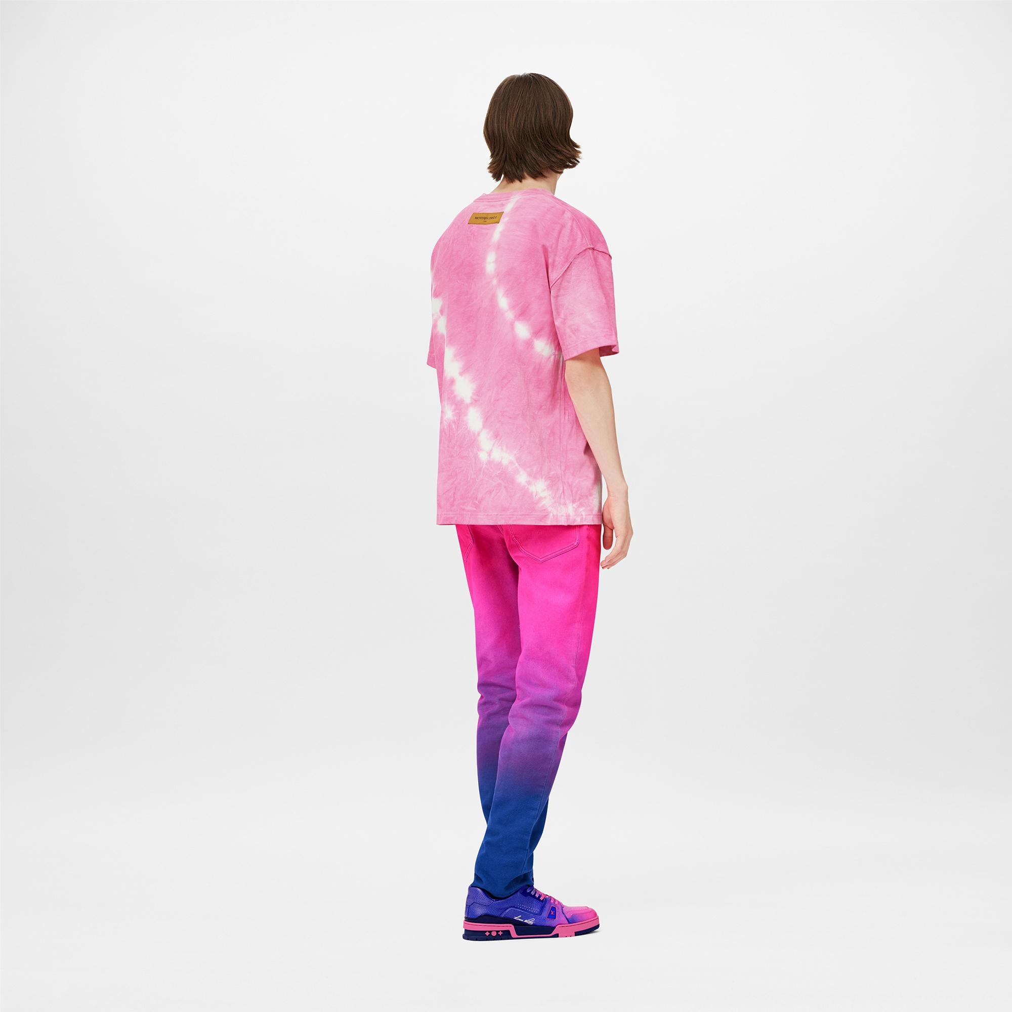 Tie&Dye T-Shirt With LV Signature - 5