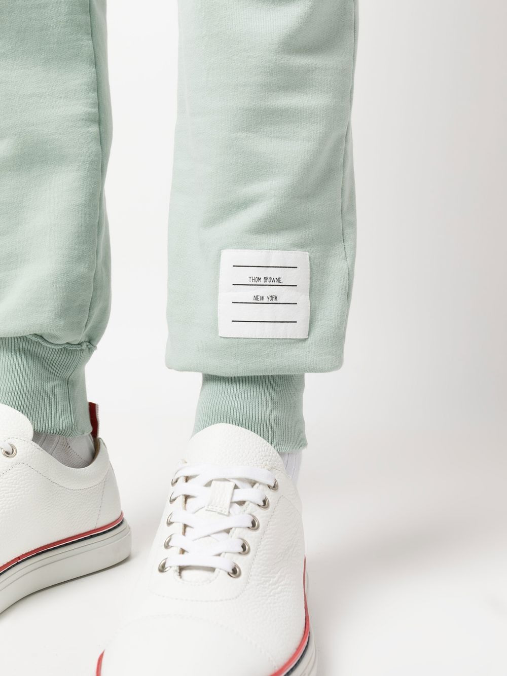 4-Bar stripe cotton sweatpants - 5