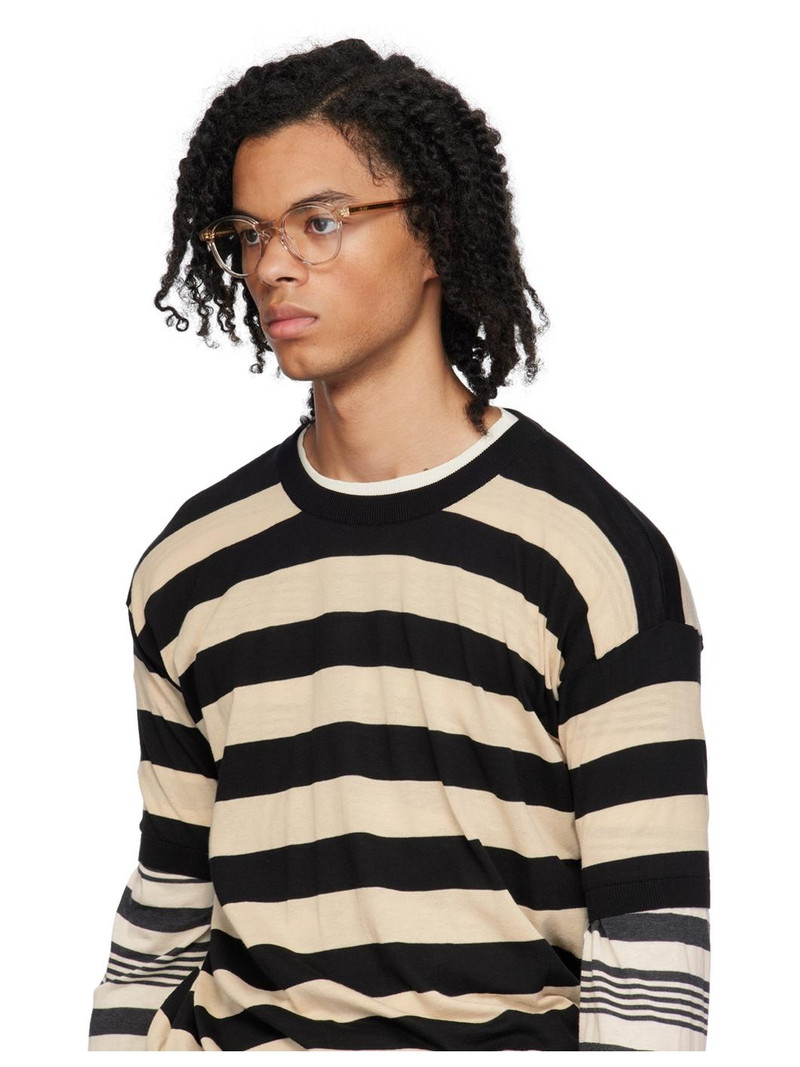 Beige 'The Warhol' Glasses 4