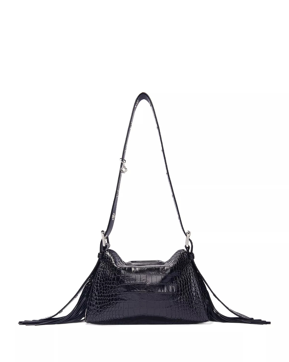 Miss M Mini Embossed Leather Bag - 6