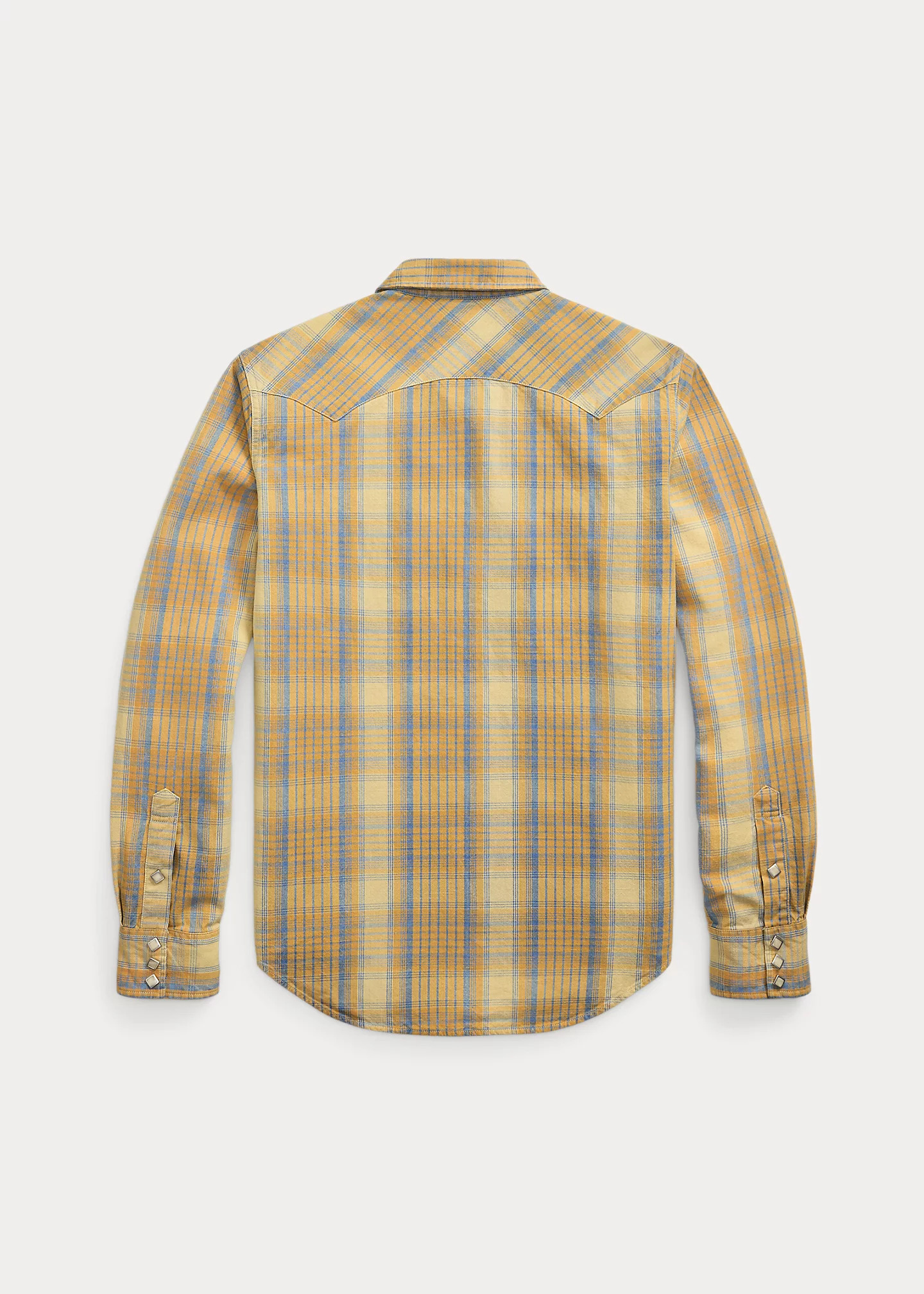 Slim Fit Plaid Western Shirt - 2