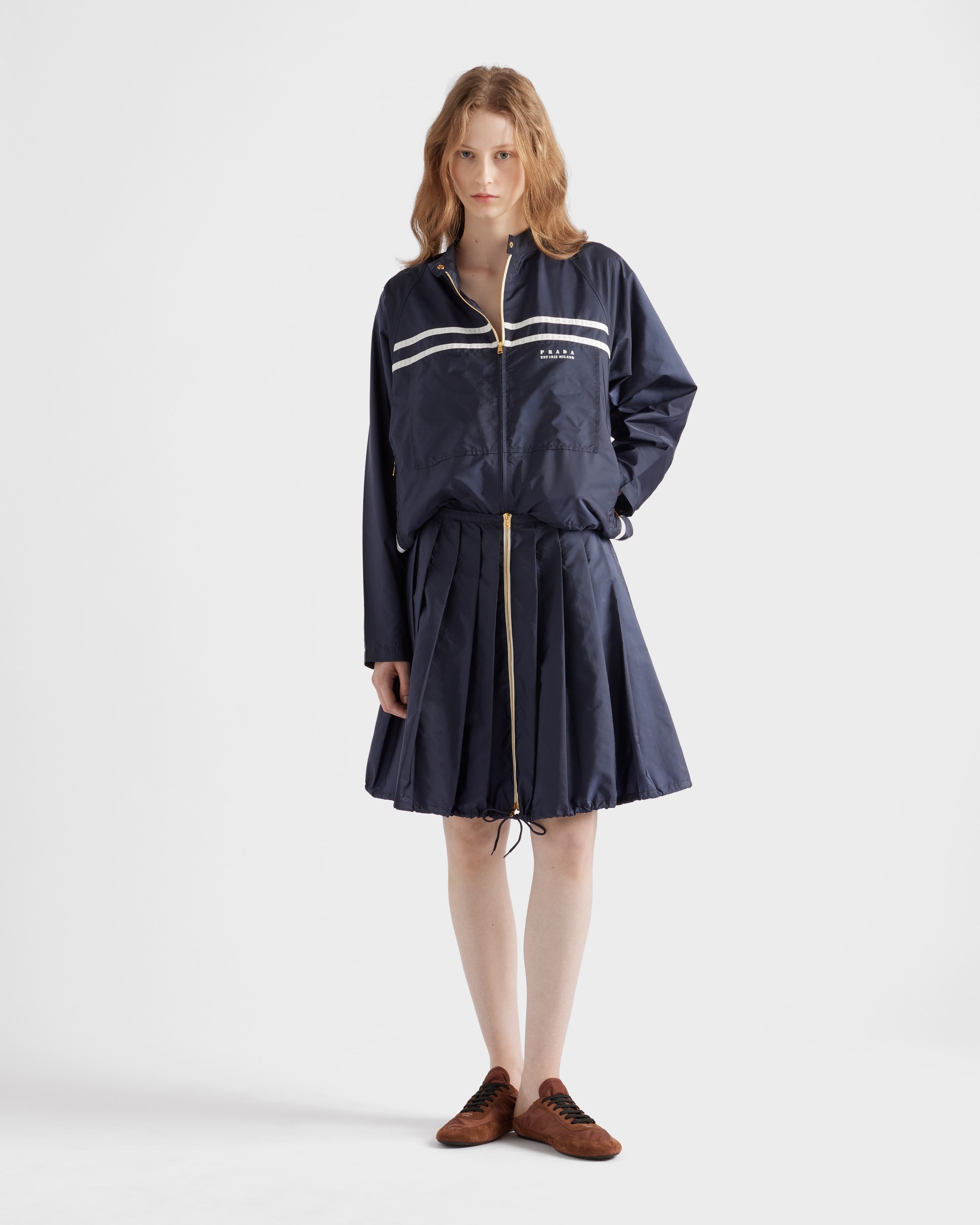 Light Re-Nylon pleated skirt - 2