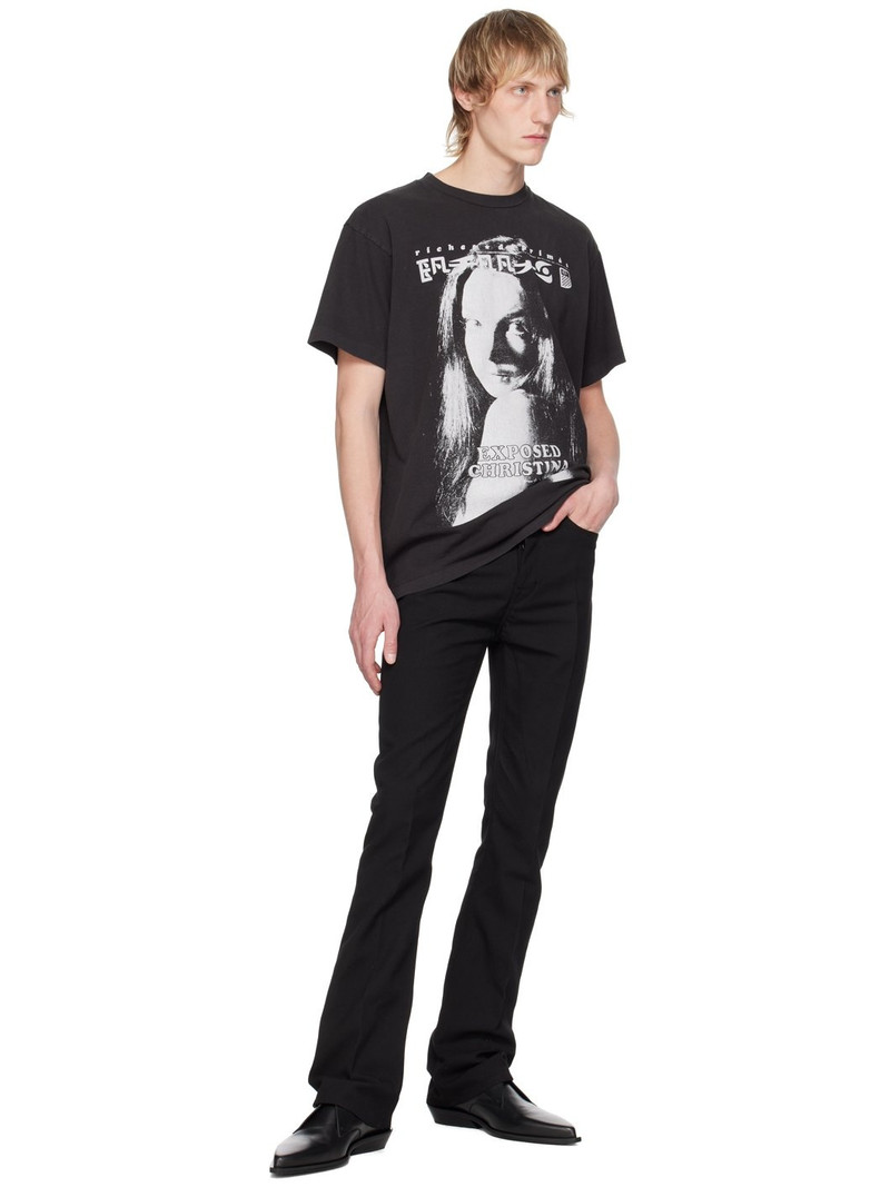 Enfants Riches Déprimés Black 'Exposed Christina' T-Shirt outlook