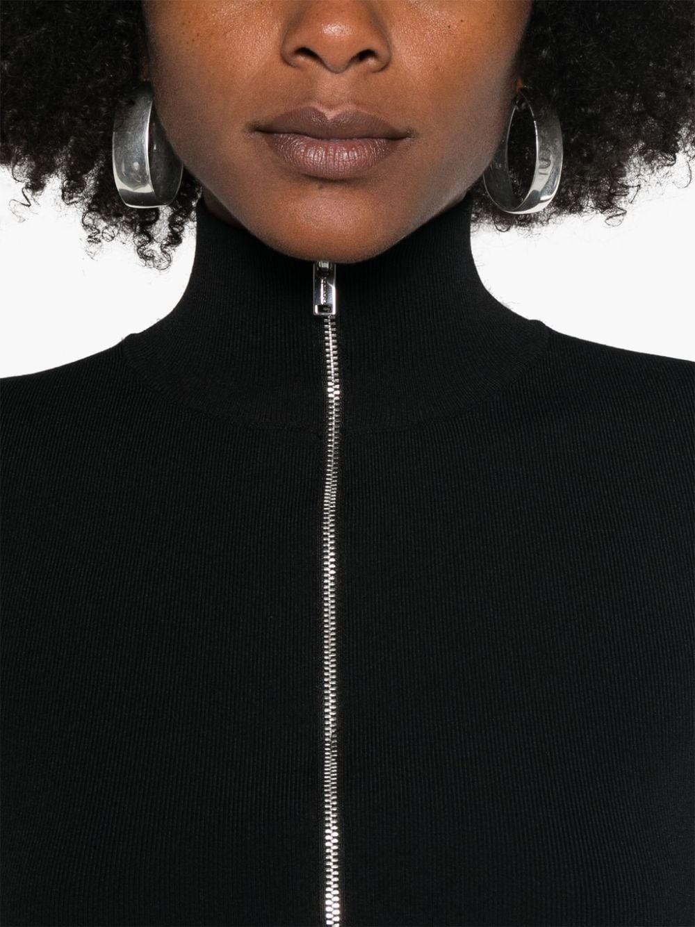 zip-up cardigan - 5