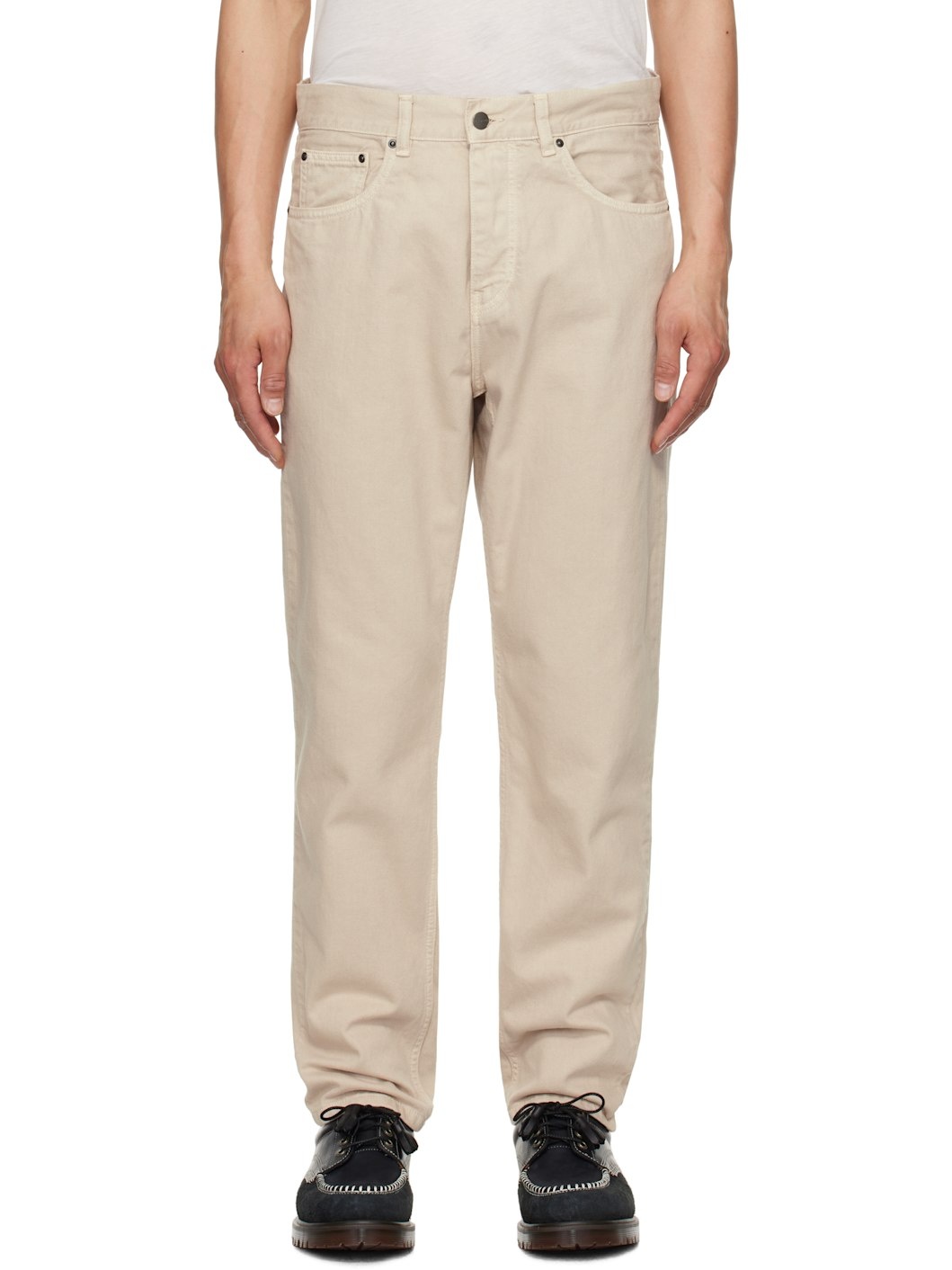 Beige Newel Trousers - 1