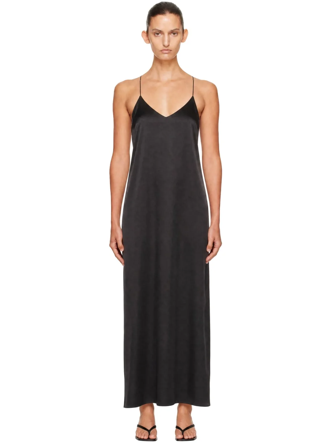 Black Camisole Maxi Dress - 1