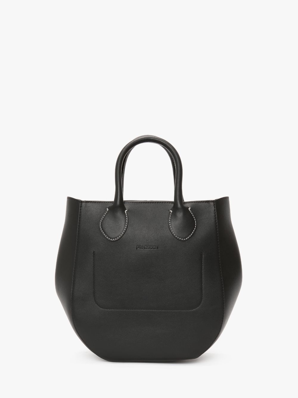SMALL PUNCH TOTE - LEATHER SHOULDER BAG - 4