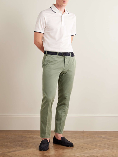 Canali Cotton-Piqué Polo Shirt outlook