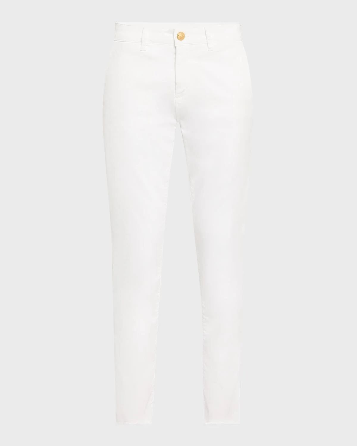 Cathy Cropped Slim Stretch Cotton Pants - 1