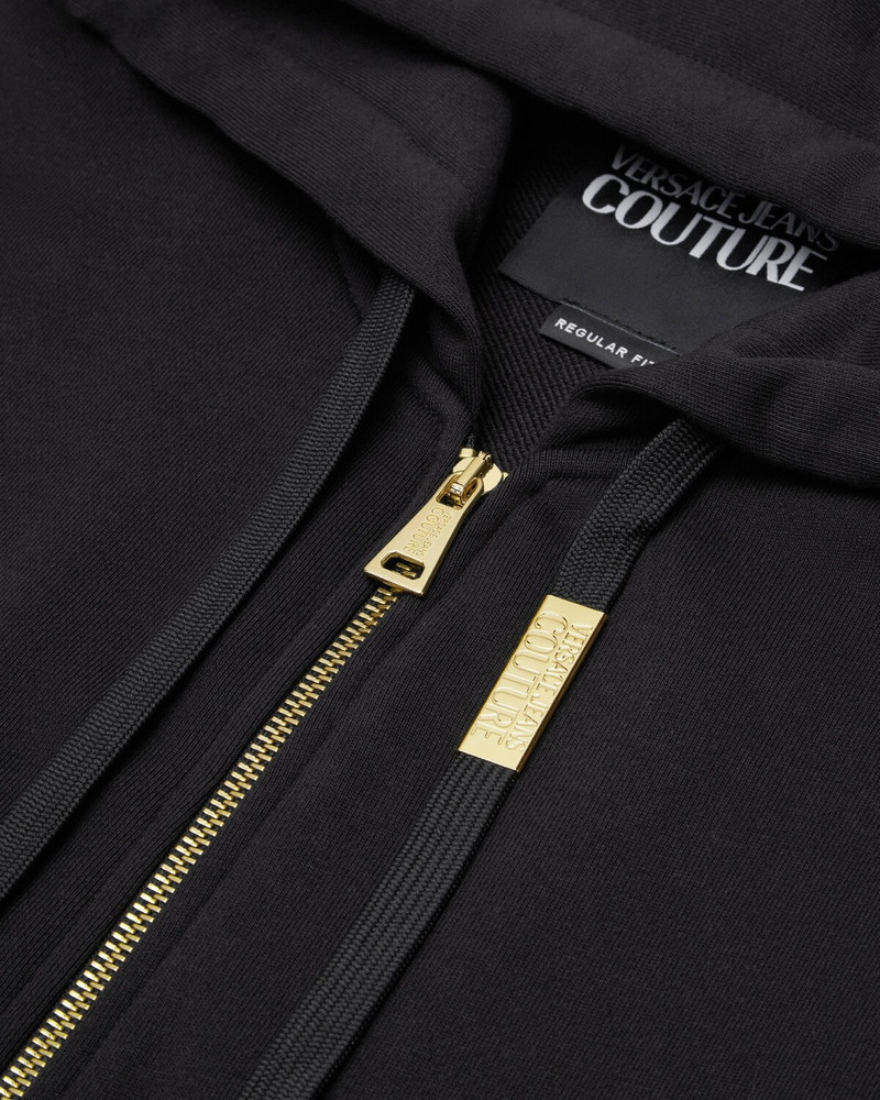 VERSACE JEANS COUTURE Logo Regular-Fit Zip Hoodie outlook