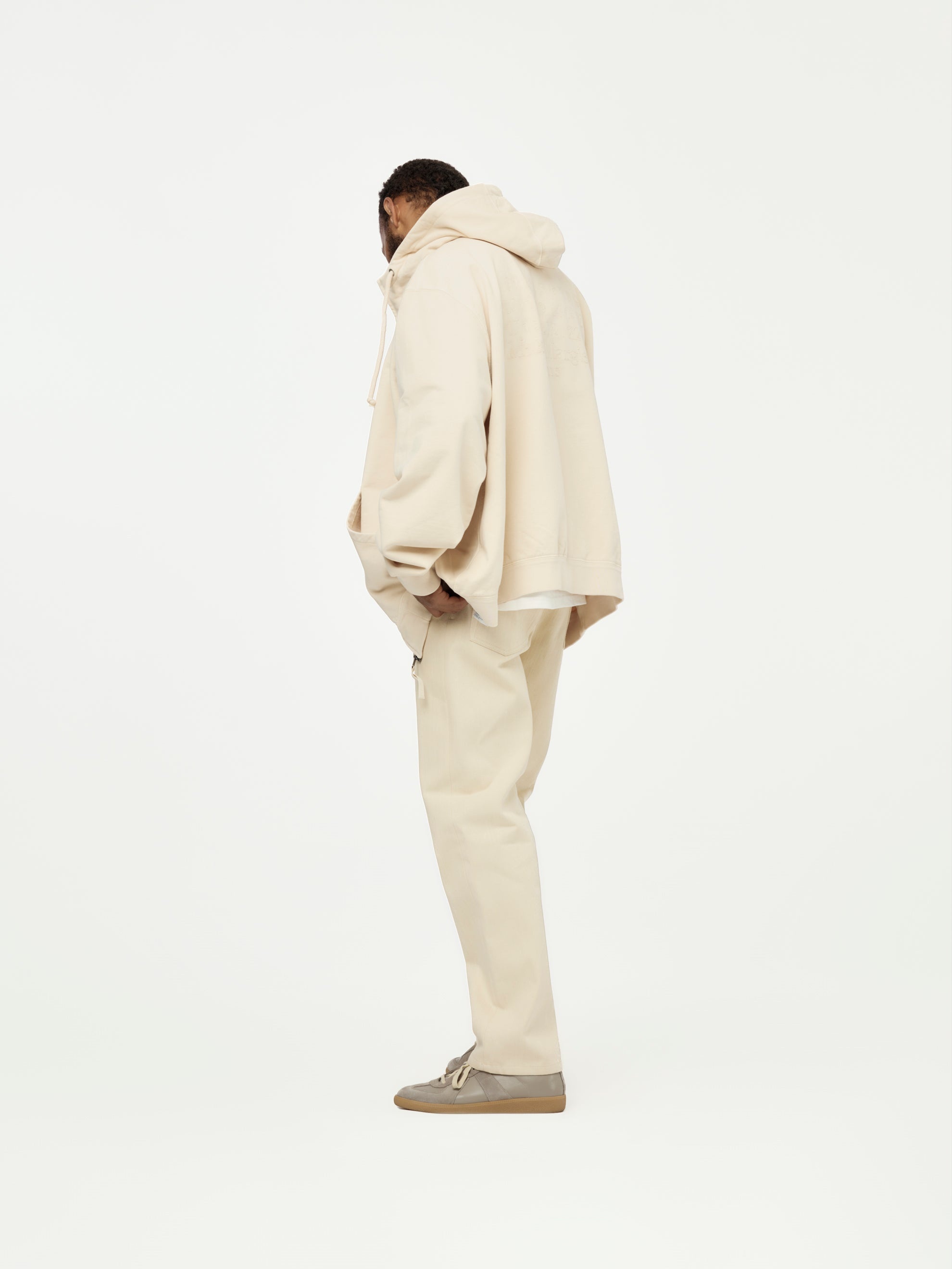 ZIP SWEATSHIRT (BEIGE) - 5