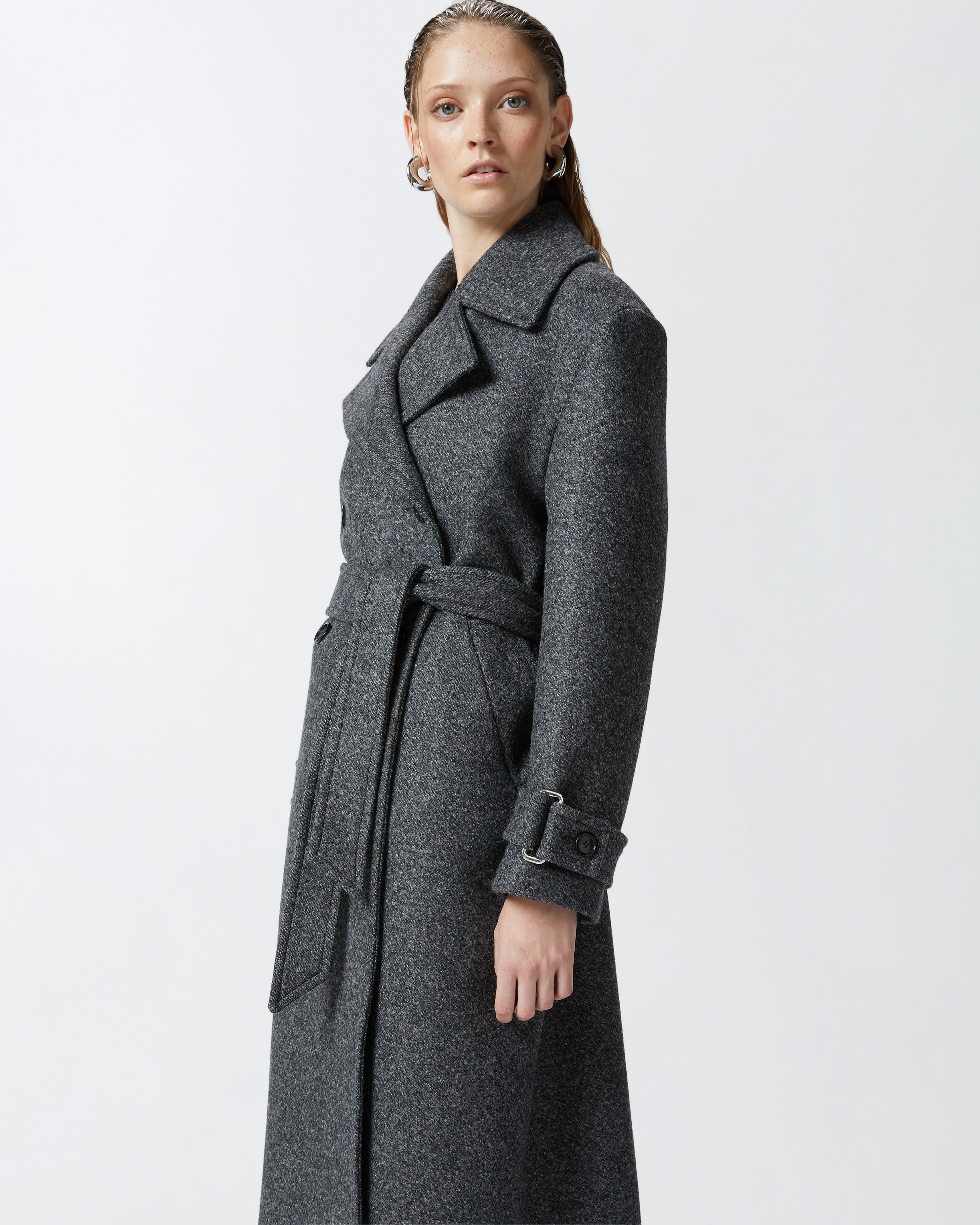 TRENCH COAT WITH BELT - 2