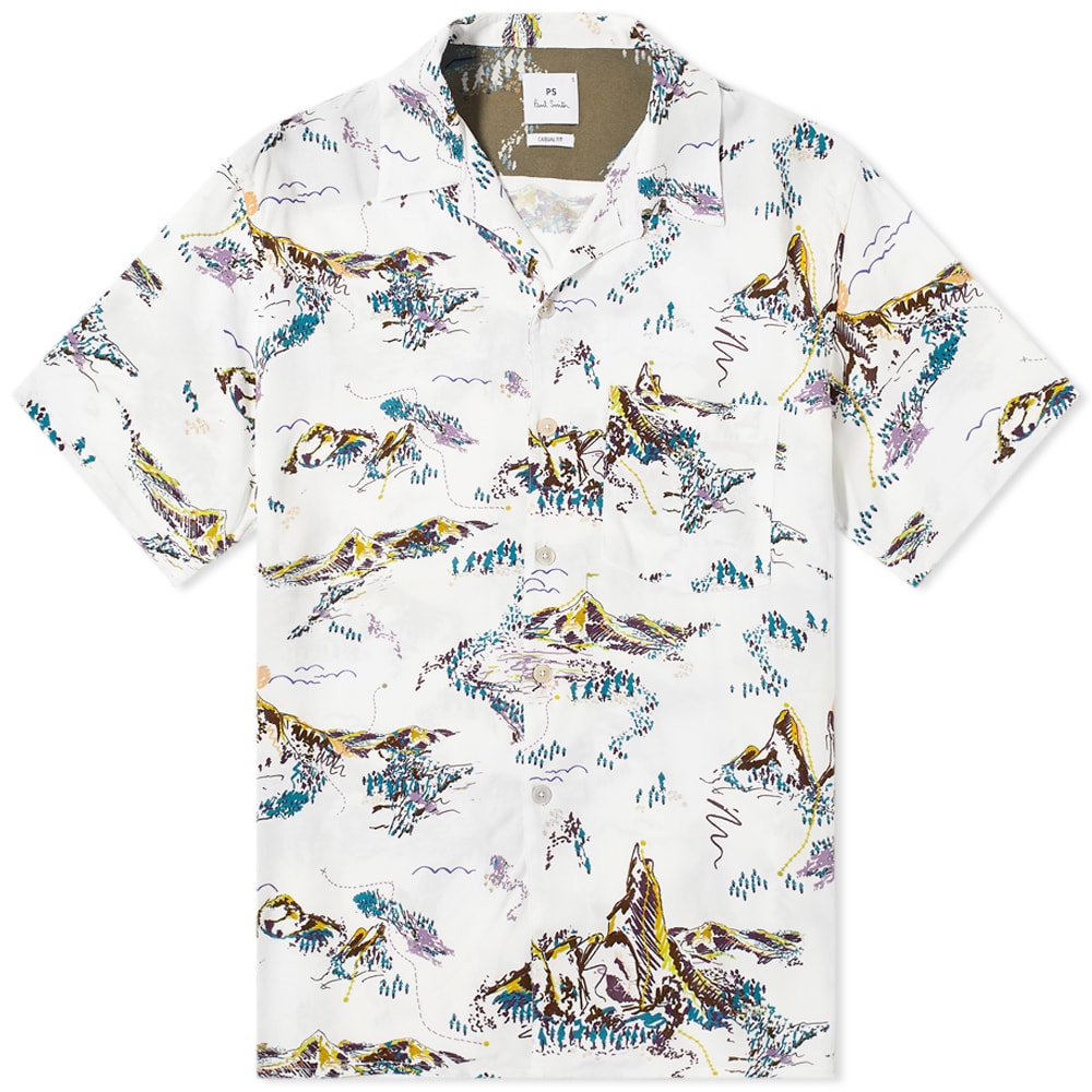 Paul Smith Mountain Print Vacation Shirt - 1