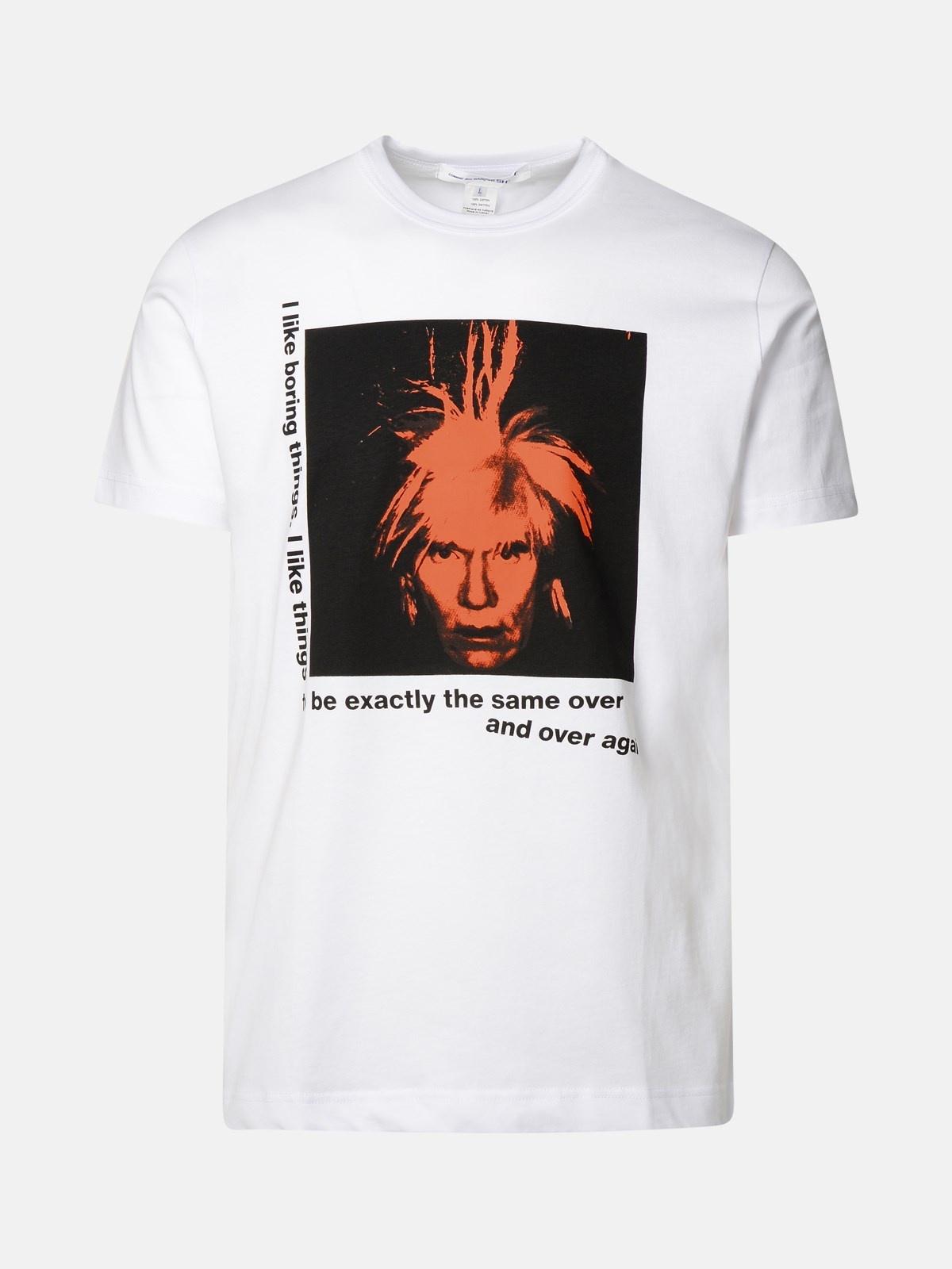 'ANDY WARHOL' WHITE COTTON T-SHIRT - 1