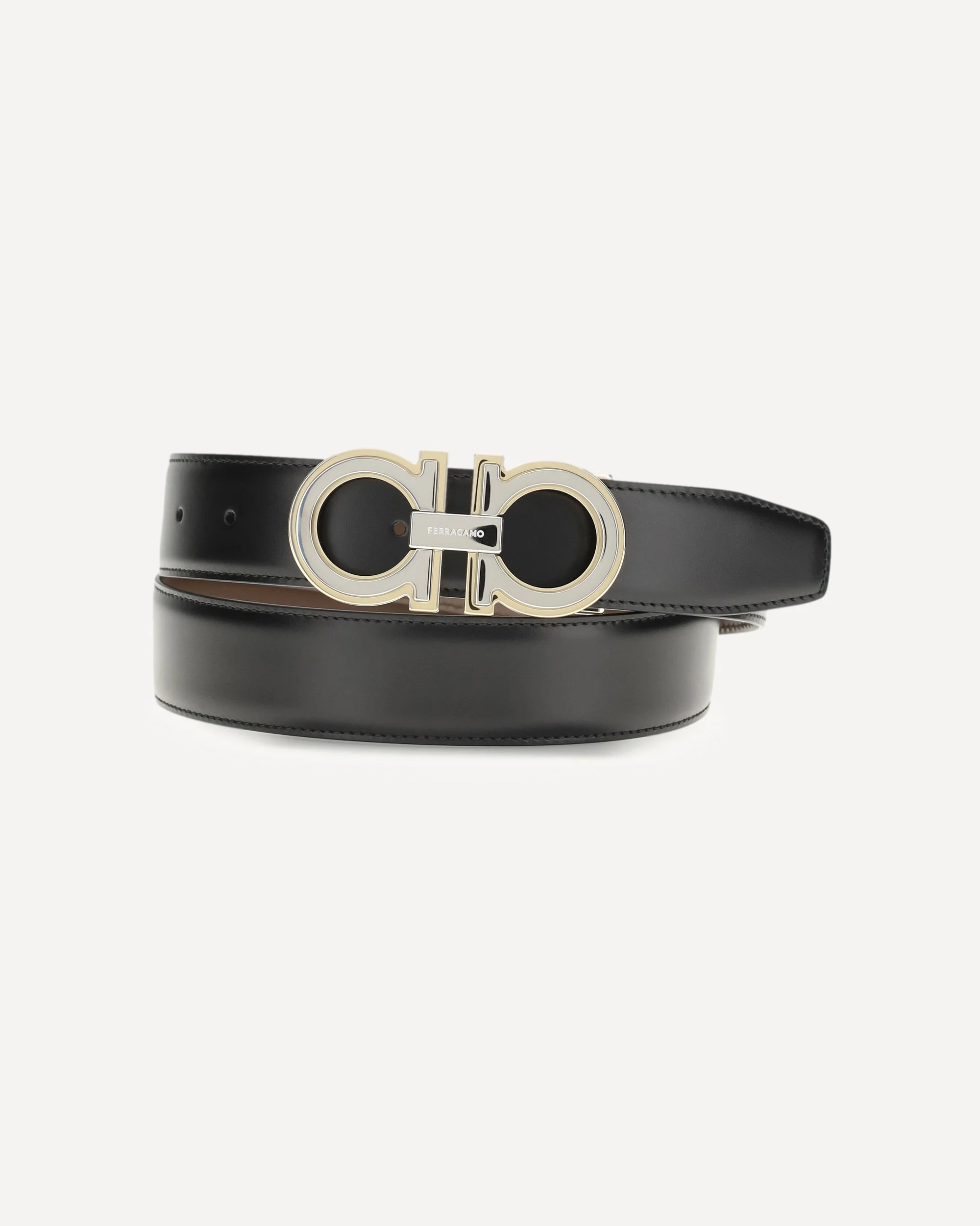 Reversible and adjustable Gancini Belt - 1