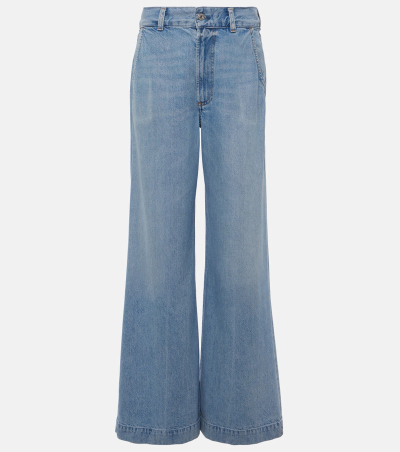 Beverly high-rise wide-leg jeans 1