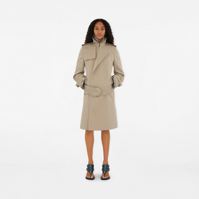 Burberry Mid-length Cotton Silk Trench Coat outlook