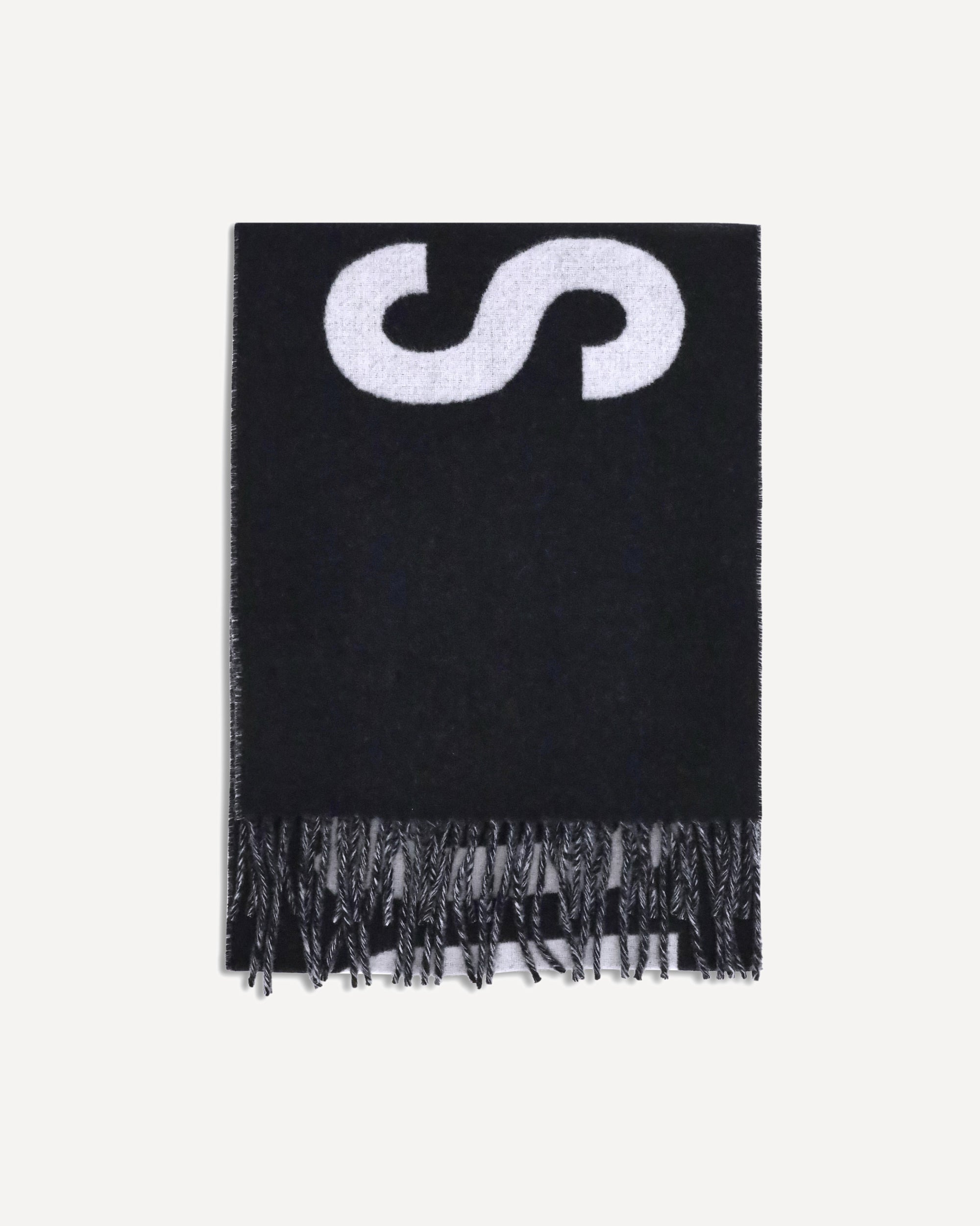 Fringes wool Scarf - 1