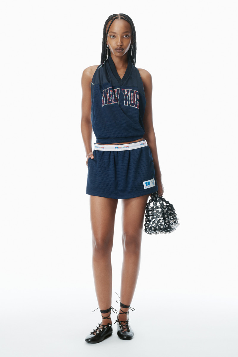 Alexander Wang Deconstructed Athletic Mesh Skort outlook