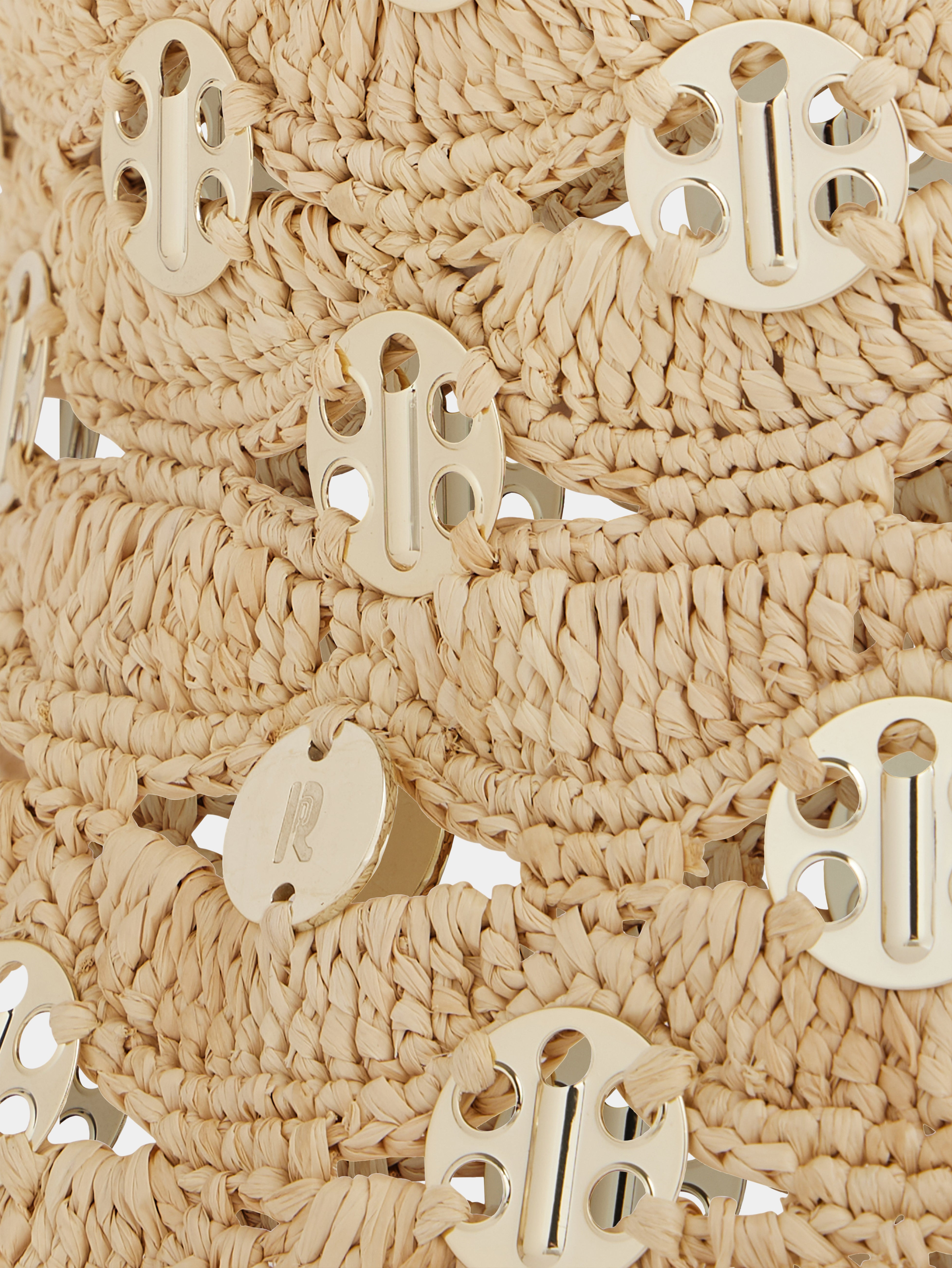 BEIGE BOB IN RAFFIA - 3