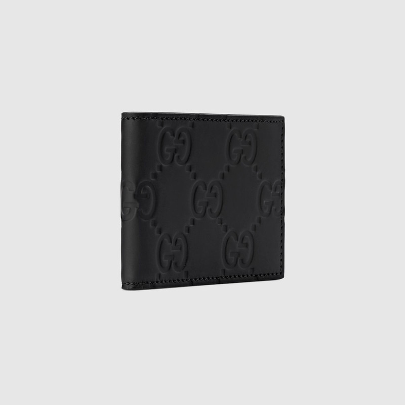 GG rubber-effect bi-fold wallet 3