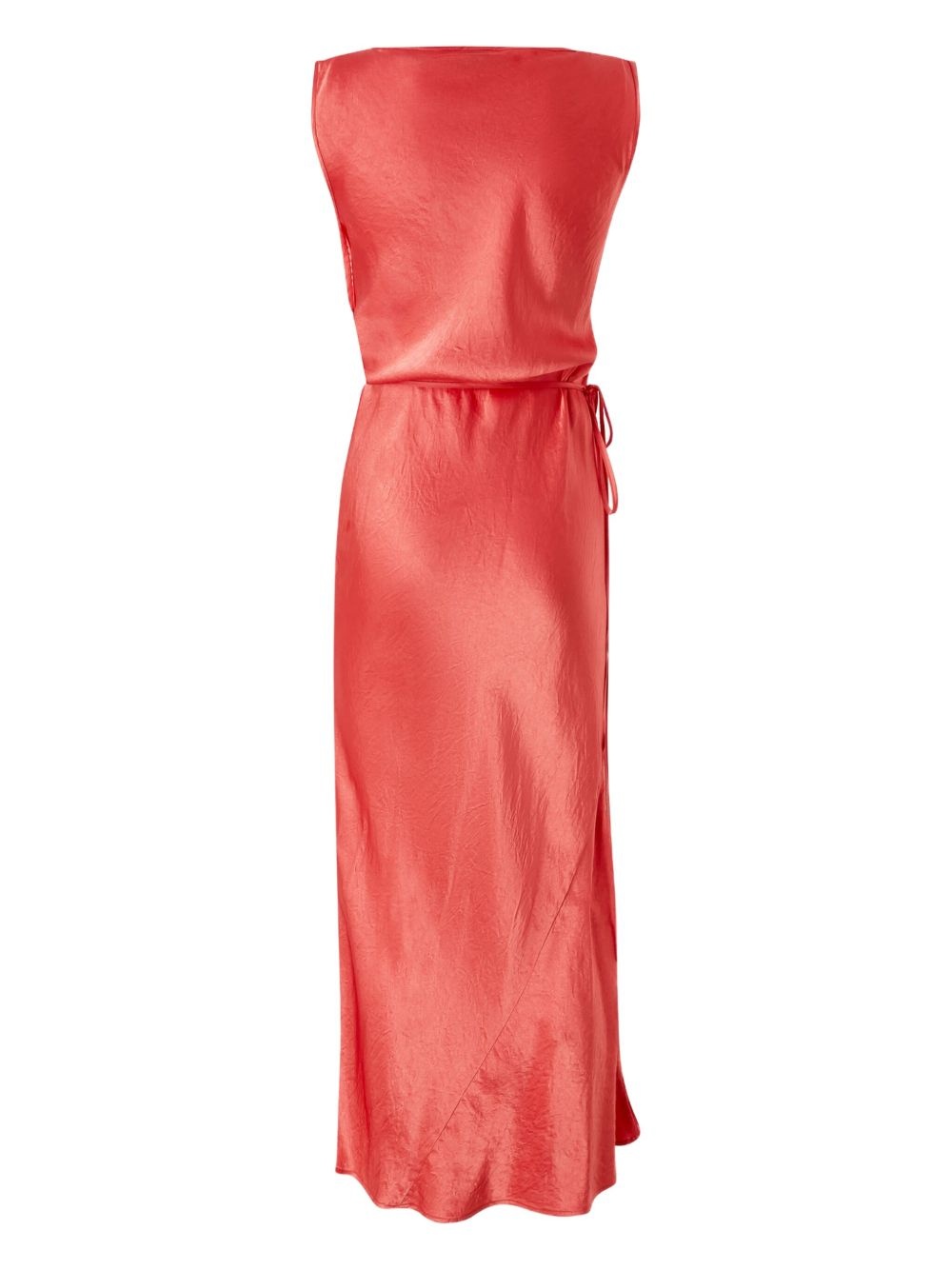 satin-finish dress - 2