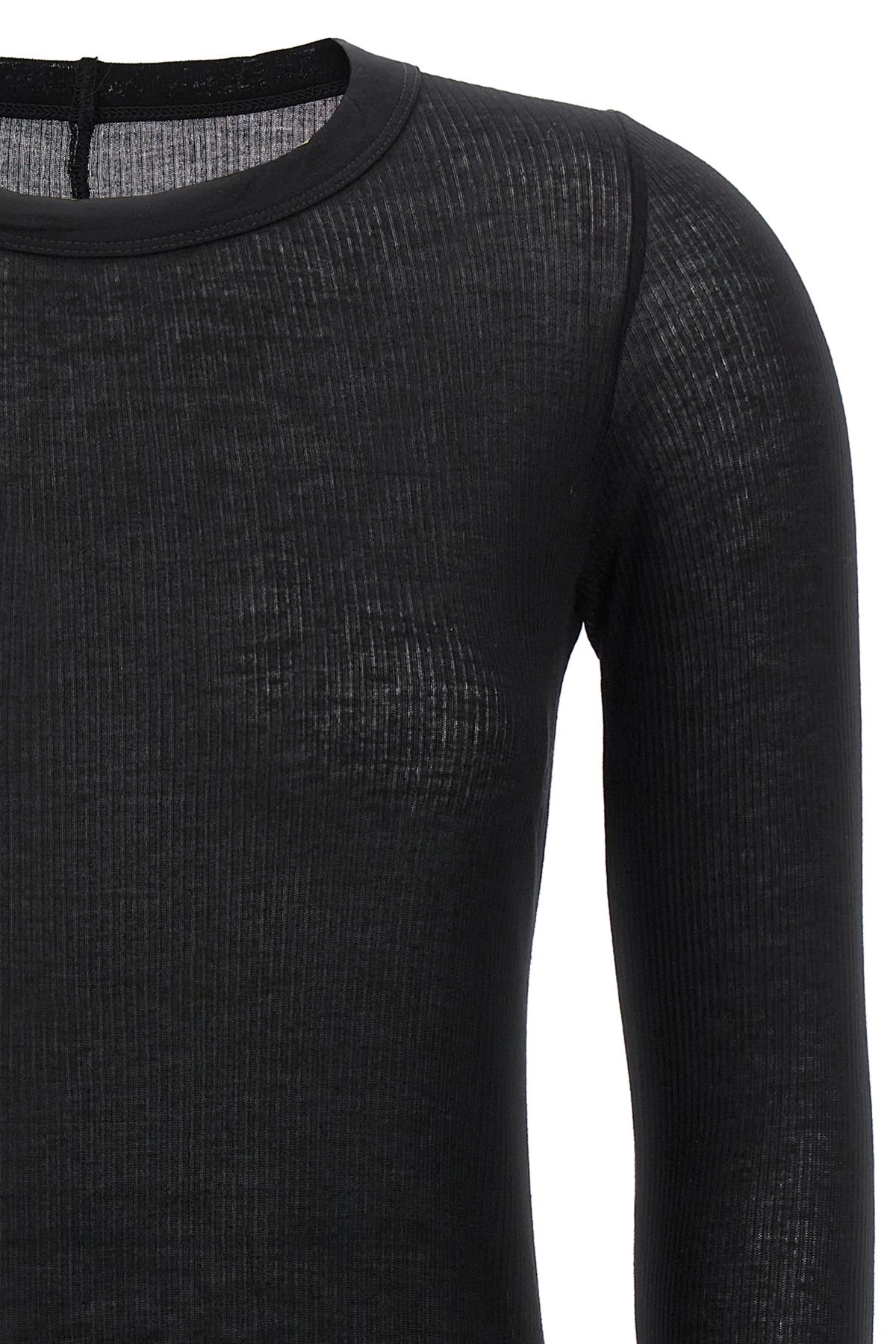'Rib Ls T' T-shirt - 4