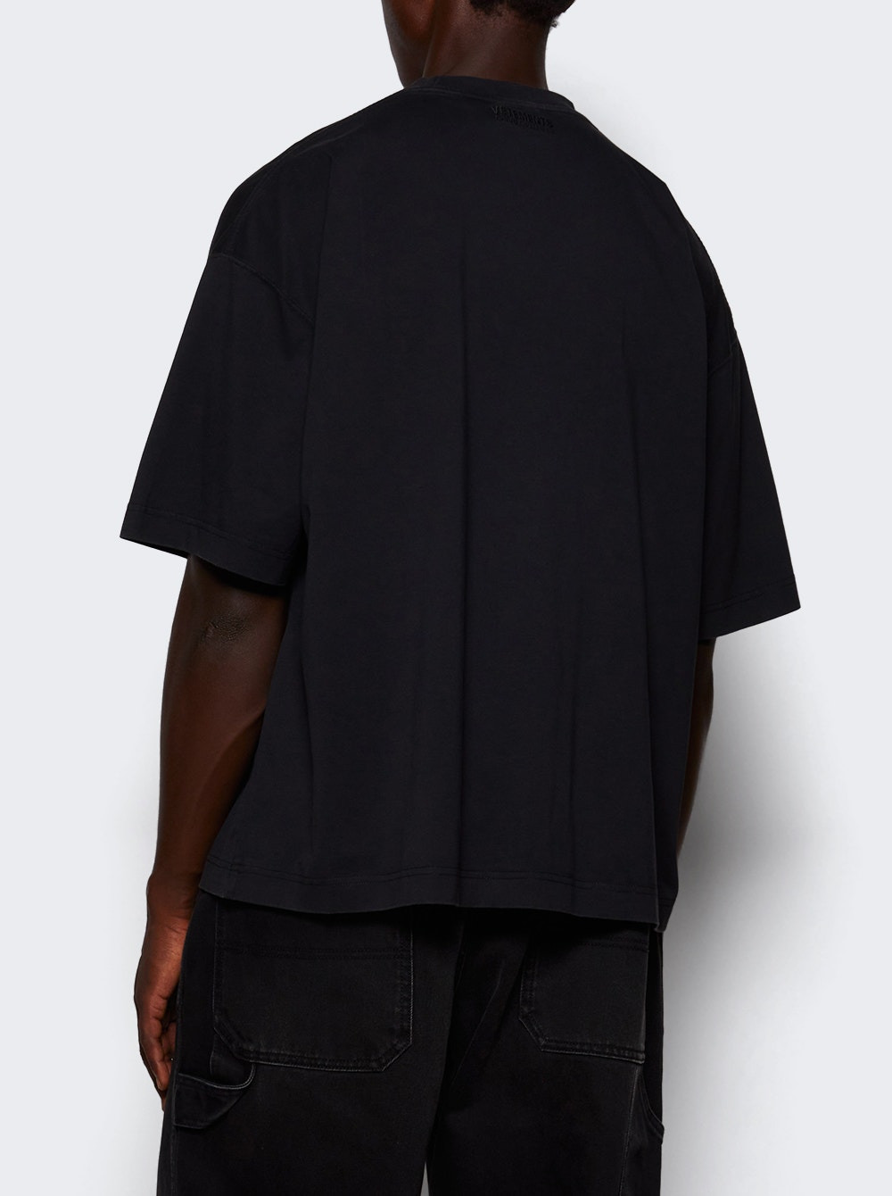 Cof Logo Regular Tee Washed Black - 3