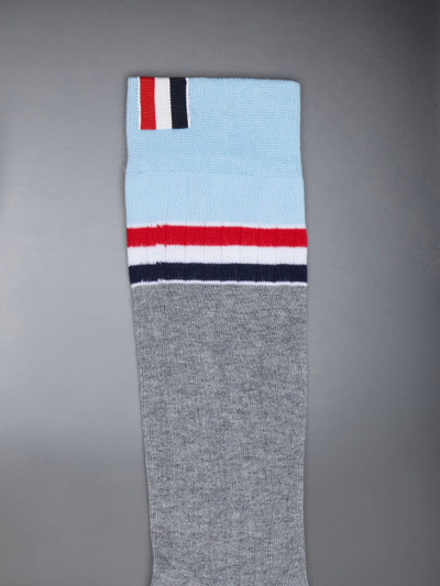 Thom Browne Funmix Cotton Stripe Athletic Rib Socks outlook
