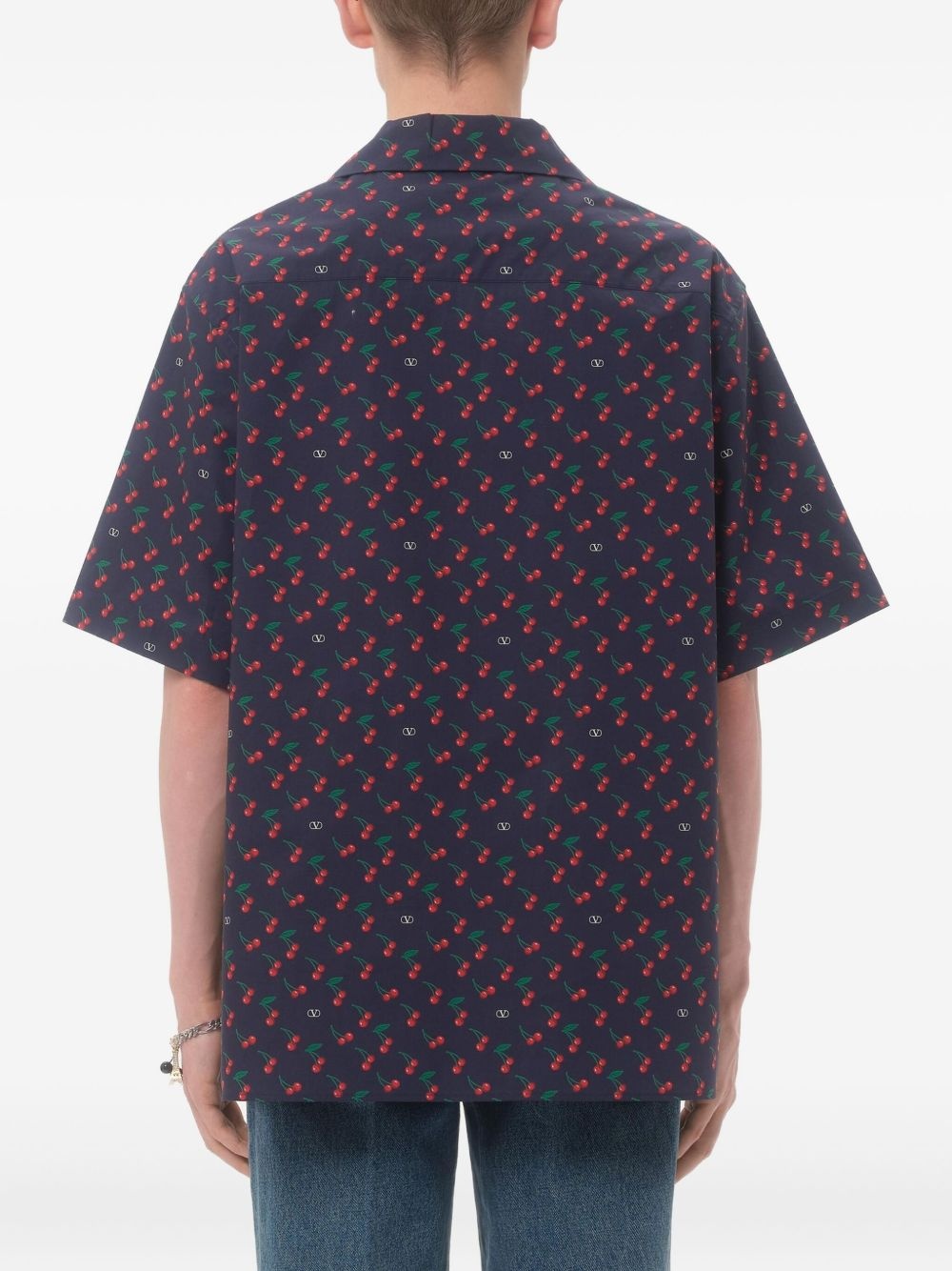 floral print relaxed shirt - 5