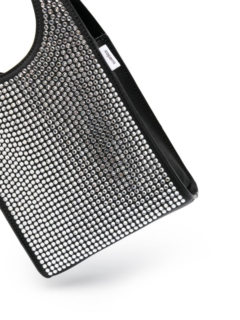 mini Swipe crystal-embellished tote bag 4