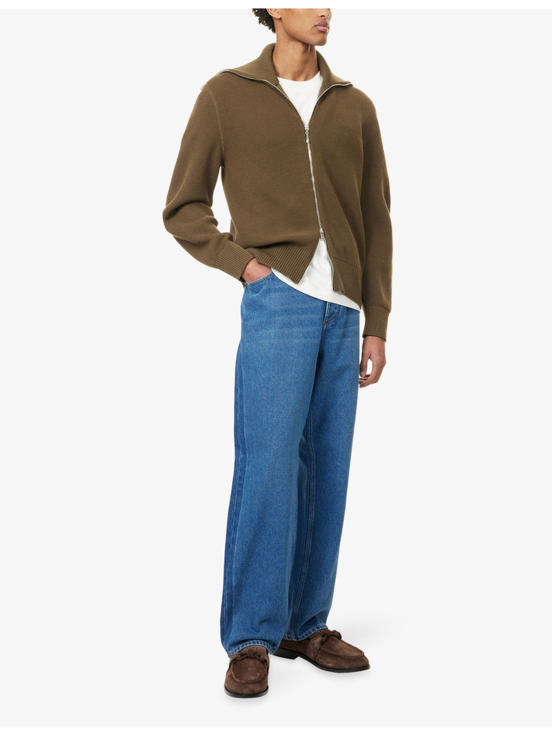 Bottega Veneta Five-Pocket Wide-Leg Denim Jeans outlook
