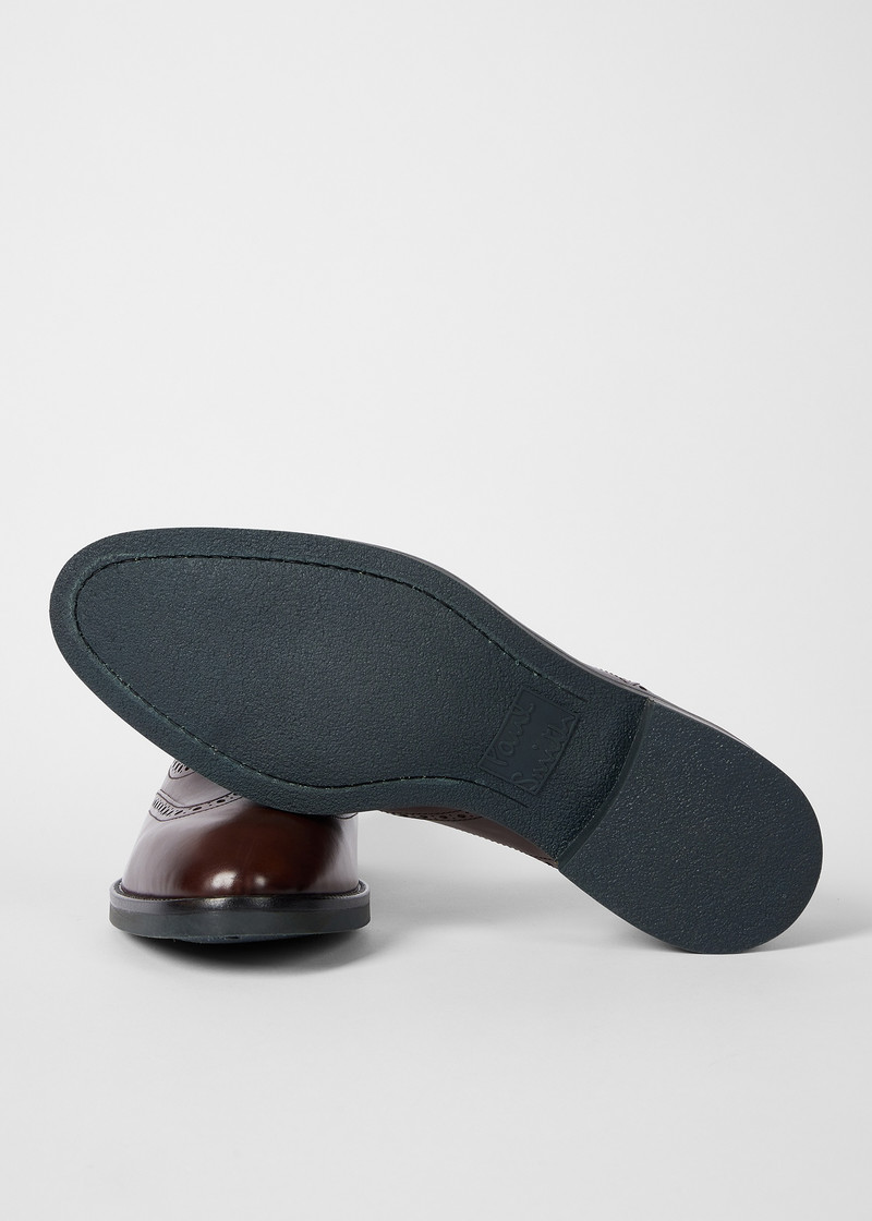 Paul Smith Dark Brown Leather 'Mills' Brogues outlook
