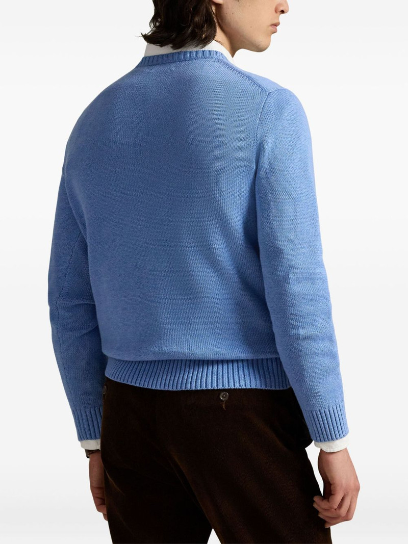 crew-neck cotton jumper 4