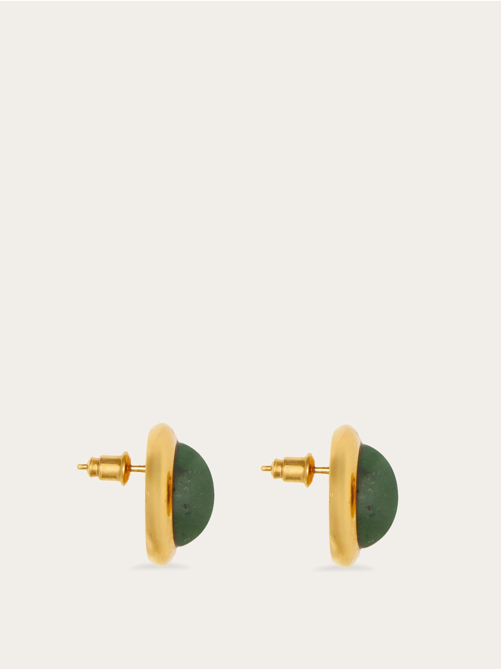 Earrings with semi-precious stone - 3