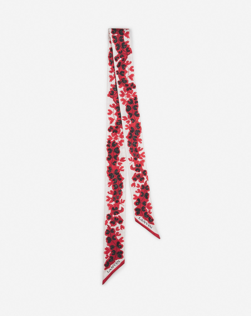 LANVIN ÉTÉ SILK HEADBAND WITH A RATEAU PRINT 1